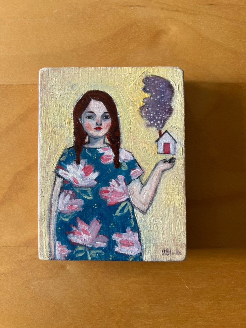 Amanda Blake Original Oil Painting - Maureen 2017
